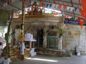 Entrance to the Temple ... Garuda Kambha ...